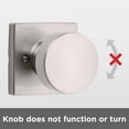 thumbnail image 3 of Pismo Square Half-Dummy Knob in Satin Nickel, 3 of 7