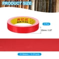 thumbnail image 2 of Uxcell 0.8"x0.01" Bookbinding Tape 2 Roll 11 Yard Cloth Bookbinding Repair Tape Book Binding Tape Self Adhesive Red, 2 of 5
