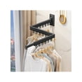 thumbnail image 3 of Debao Wall Mounted Clothes Drying Rack,Laundry Drying Rack Wall Mount,Laundry Clothes Hanger,Drying Rack Clothing,Retractable Laundry Rack for Hanging, 3 of 5