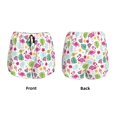 thumbnail image 5 of Lsque Cute Flamingo Printed Women's Running Shorts with Liner Pockets,Elastic Quick Dry Workout Athletic Gym Yoga Shorts,Womens High Waist Shorts-X-Large, 5 of 9