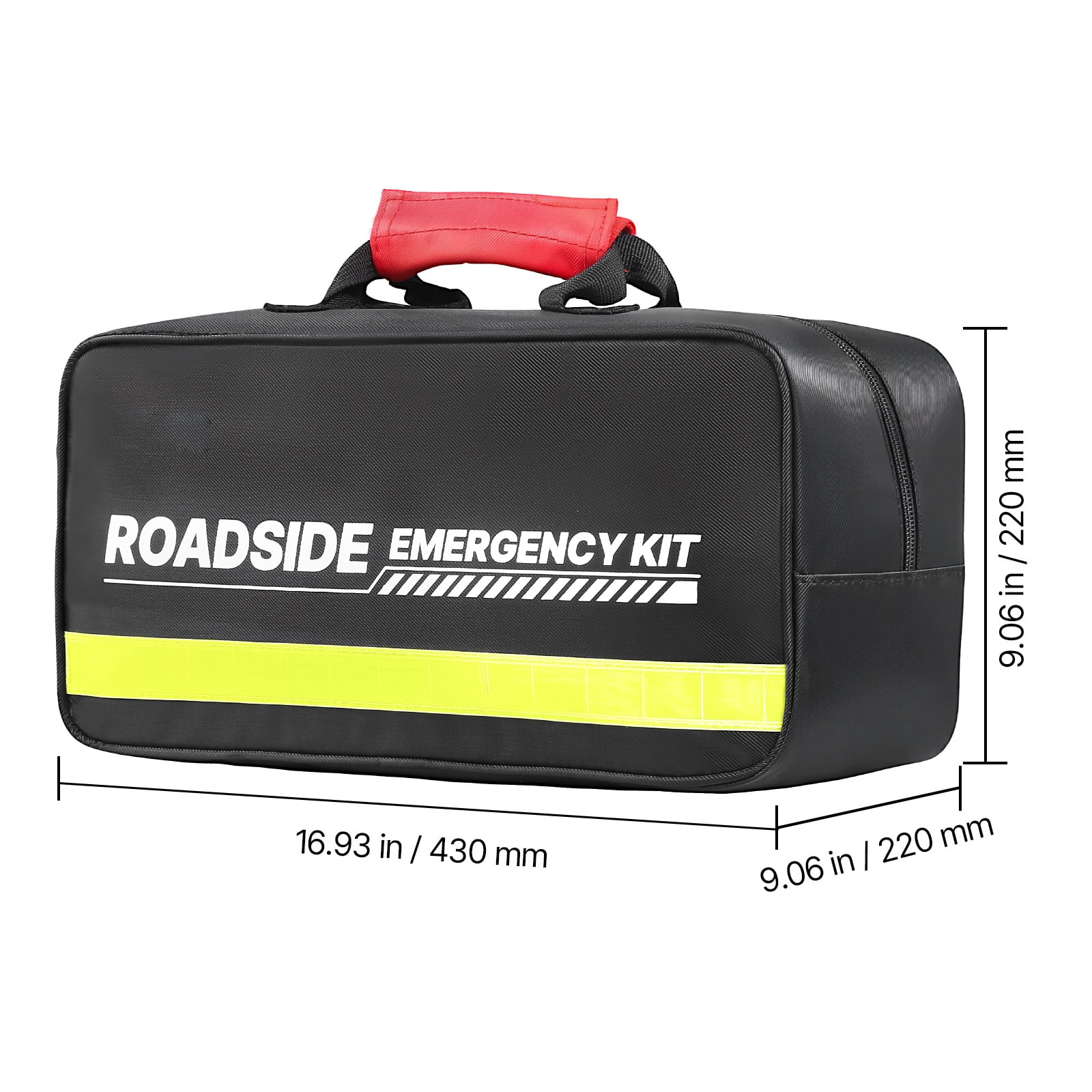 KFFKFF Comprehensive Car Emergency Kit, 2-in-1 First Aid Set with Jumper Cables, Essential Roadside Assistance Tools for Vehicles, Travel, and Home, Includes 32-Piece Auto Tools and Medical Supplies