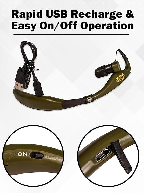 Pro Ears Stealth 28 Electronic Ear Plugs Green