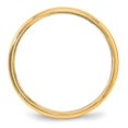 thumbnail image 2 of Primal Gold 14 Karat Yellow Gold 4mm Lightweight Milgrain Half Round Wedding Band, 2 of 6