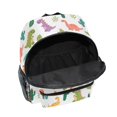 thumbnail image 6 of FORMRS Kids School Backpack with Front Zippered Pocket 12" Student Travel Daypack, Cartoon Dinosaur Pattern, 6 of 6