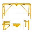 thumbnail image 3 of Baker Style Scaffold Height Adjustable 330Lbs Capacity Work Platforma 3.5 ft. * 5 ft. * 1 ft., 3 of 12