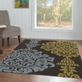 thumbnail image 4 of Linon Trio Burdette Hand Tufted Polyester 8'x10' Rug in Gray, 4 of 5
