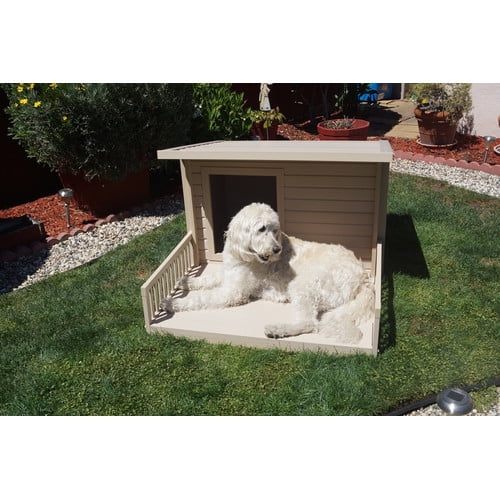 New Age Pet EcoFLEX Santa Fe Chalet Dog House with FREE Dog Door