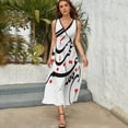 thumbnail image 3 of Persian Calligraphy (Life & Time) Sleeveless Dress Summer Women Clothes Dress for Pregnant Women Dresses, 3 of 9