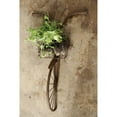 thumbnail image 4 of Woven Paths Distressed Rust Iron Bike with Basket Wall Decor, 17" x 8.25" x 30", 4 of 5