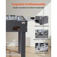 thumbnail image 3 of Family Game Room Foosball Set - 48" Standard Size Durable Table Includes 2 Balls, Score Keeper & Dual Cup Holders, 3 of 11