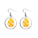 thumbnail image 1 of Festival de diseño de huevo de Pascua amarillo Religion Pendientes pendientes de plata colgantes joyas señora Unbranded M, 1 of 3