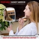 thumbnail image 4 of Espejo de mano MIRRORVANA Professional, grande, plateado, edición Luxe, 4 of 7