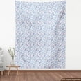 thumbnail image 3 of Ambesonne Navy and Blush Fabric by the Yard Upholstery, Nature, 3 Yards, Violet Blue Pink, 3 of 4