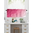 thumbnail image 5 of Valances for Windows Valentine's Day Rod Pocket Cafe Window Treatments Valance Curtains for Kitchen Bathroom Laundry Basement Windows 60"x18", 5 of 9