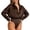A-Brown40, variant on Ladiesâ High Waist Briefs Solid Color Stretchy High Cut Body Shaping Underwear