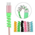 thumbnail image 4 of Wind Cellphone Charging USB Case Cover Silicone Spiral Data Cable Line Anti fracture Protectors, 4 of 9