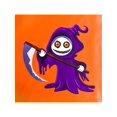 thumbnail image 6 of Girls Dress Halloween Ghost Sickle Witch One Shoulder Costume 7 Years, 6 of 7