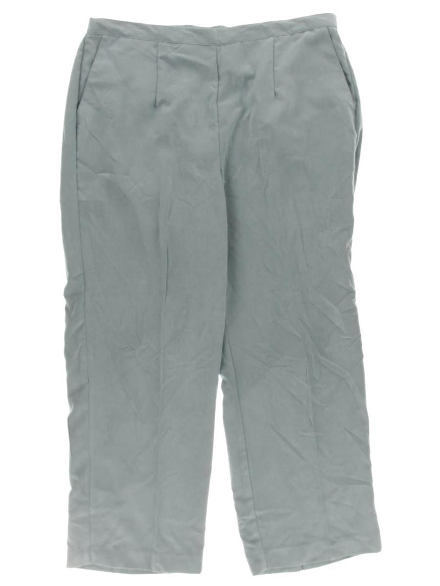 Alfred Dunner Womens Plus Straight Leg 