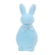 thumbnail image 1 of Mini figura de conejo flocado, estatua de conejito, adorno decorativo de animal, pieza central Azul, 1 of 9