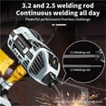 thumbnail image 3 of 110V Portable Welding Machine  20-120A Handheld Welder with IGBT Inverter & 6 Variable Current Settings, Ideal for 1/16-1/8 Rods, DIY & Professional Welding, 3 of 11