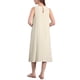 thumbnail image 3 of Vestidos de lino para mujer INSPIRE CHIC, con cuello redondo, corte holgado, sin mangas, vestidos de verano casuales con bolsillos, talla M, color albaricoque, 3 of 6