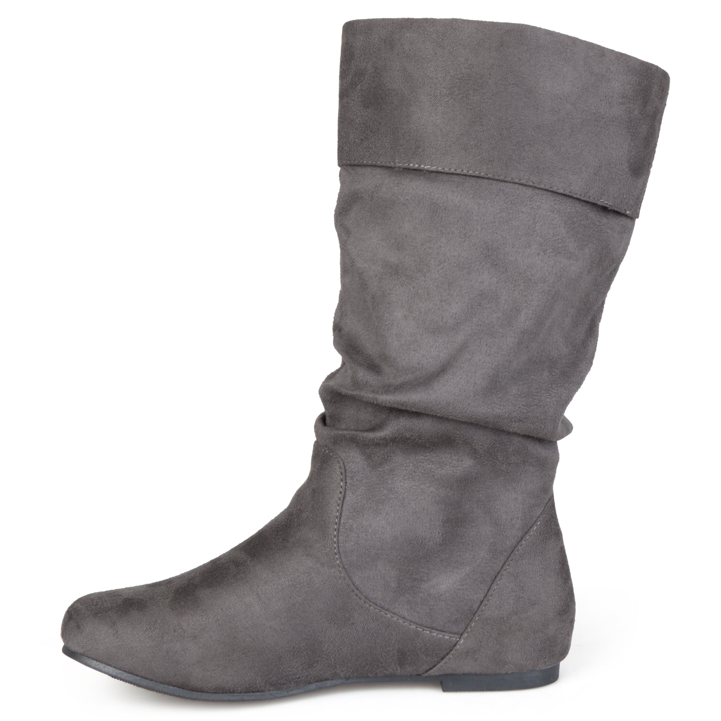 Journee Womens Shelley-3 Round Toe Mid Calf Boots