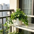 thumbnail image 3 of Aesthetic Hanging Fake Plant in White Pot 14.2 in Viral Home Decor Realistic Faux Pothos Indoor Plant for Bedroom Bathroom Desk Shelf No Maintenance Modern Room Decor Greenery, 3 of 8