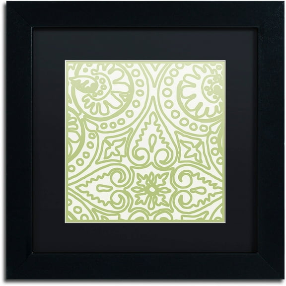 Trademark Fine Art "Dulce IV" Canvas Art by Color Bakery Black Matte, Black Frame