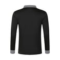 thumbnail image 4 of Long Sleeve Polo Shirts for Men Clearance Fit Work Shirts Casual Button Solid Color T Shirt Top Men's Outdoor Performance Tactical Polo Shirts Moisture-Wicking, 4 of 5