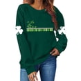thumbnail image 4 of Maqroz St Patricks Day Sweatshirt Women Shamrock Irish Green Pullover Saint Patricks Days Womens Outfit Long Sleeve Funny Graphic Crewneck Tops, 4 of 4