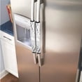 thumbnail image 2 of ZIATUBLES 6 PCS Refrigerator Door Handle Covers Protective Electrical Kitchen Appliances Gloves Sturdy with Hook and Loop Fastener Washable Handle Gloves for Fridge Microwave Oven, Black White Marble, 2 of 7