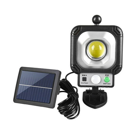 

EDFRWWS LED Solar Light PIR Motion Sensor Wall Lamp Waterproof for Garden Porch Yard ()