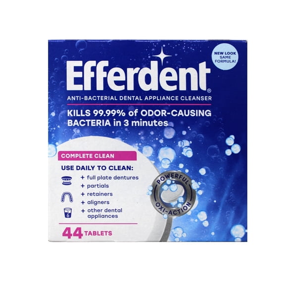 Efferdent Denture Cleaner Tablet Box of 44