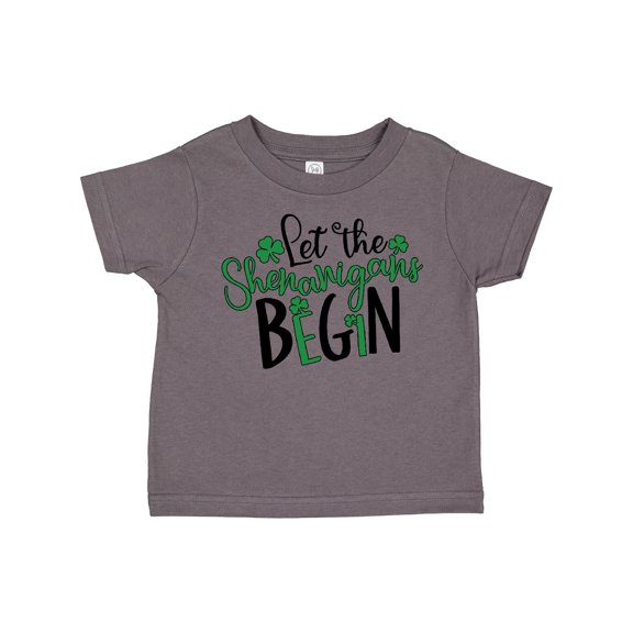 Inktastic St. Patrick's Day Let the Shenanigans Begin Boys or Girls Toddler T-Shirt