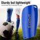 thumbnail image 3 of 1 par de espinilleras deportivas de fútbol para adultos, espinilleras de balón de fútbol, Protector de piernas (azul oscuro), 3 of 8