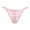Pink, variant on Panties for Women,Exquisite Underwear Transparent Lace Low Waisted Thong Seamless Elastic Breathable T-Shaped Panties,Womens Underwear,White,One Size