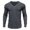 Dark Gray, variant on VJATTWR Men's Long Sleeve T-Shirt, Sizes Xl