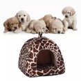 thumbnail image 4 of Gprince Comfortable Plush Sleeping Nest Soft Cage for Pet Cats Dogs, 4 of 8