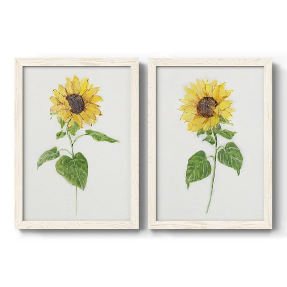 Sunflower I - Premium Framed Canvas 2 Piece Set - Ready to Hang