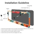 thumbnail image 4 of License Plate Cover Tropical Flower Retro Aloha License Plate Cover License Plate Novelty License Plate Frame 2 Pieces Watercolor Tropical Floral Aluminum Metal License Plate Frames for Women Men, 4 of 6