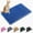 Blue, variant on Pefilos Double Layer Anti Tracking Waterproof Cat Litter Trapping Mat Blue
