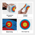 thumbnail image 2 of Target Paper Self-Adhesive Target Paper Sticker is Small Convenient and Easy to Carry Red, 2 of 6