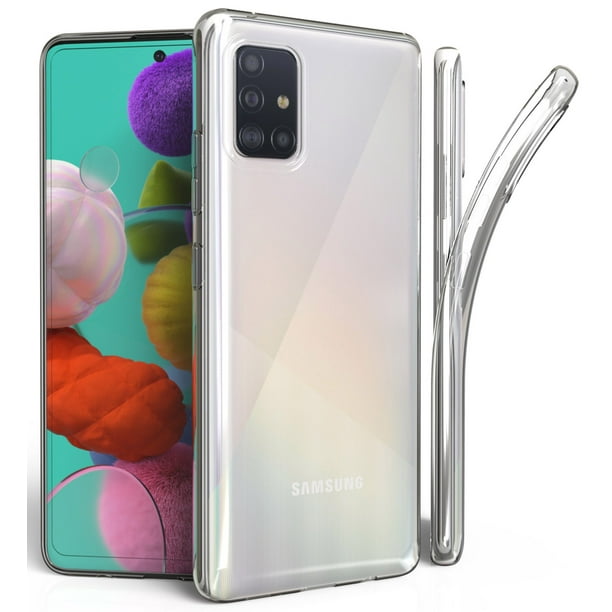 Case for Galaxy A51 5G, Clear Transparent SeeThru Flex Gel TPU Skin