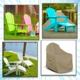 thumbnail image 4 of COVERS&ALL Adirondack Chair Cover, 12 Oz Waterproof UV & Weather Resistant All Season Protector, Outdoor Furniture Cover with Air Vent & Drawstrings (32" W x 34" D x 36" H, Beige), 4 of 6