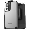 thumbnail image 7 of Encased Clear Case Designed for Samsung Galaxy S22 Belt Clip Case, Slim Phone Case with Holster - Clear Frost, 7 of 7