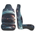 thumbnail image 3 of Yiaed Astronaut Helmet Reflections Print Car Seat Covers,Universal Auto Seats Protector Fits for Car,SUV Sedan,Truck,Automotive Seat Covers & Accessories(Two packs), 3 of 7