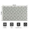 thumbnail image 5 of Boho Gray and Beige Floral Ethnic Pattern Door Rugs,Washable Non Slip Door Mats Indoor,Decorative Door Mats,Entry Mat Indoor for Entrance,Bedroom,Kitchen,Bathroom,17"x30", 5 of 6