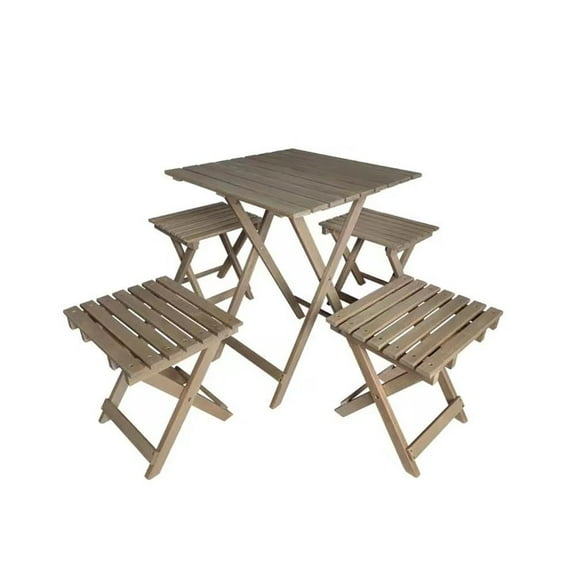 Bistro Plegable Mainstays de Madera