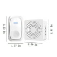 thumbnail image 3 of Birdeem Wireless Doorbell Household Intelligent Ultra Long Range Remote Control Doorbell Usb Powered Call Reminder,Wireless Smart Door Bell, 3 of 12