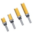 thumbnail image 4 of brocas de fresado de corte al ras de 8 mm, herramienta de corte de vástago redondo para carpintería de bricolaje., 4 of 14